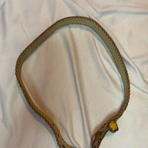 Tan Leather Women's Belt